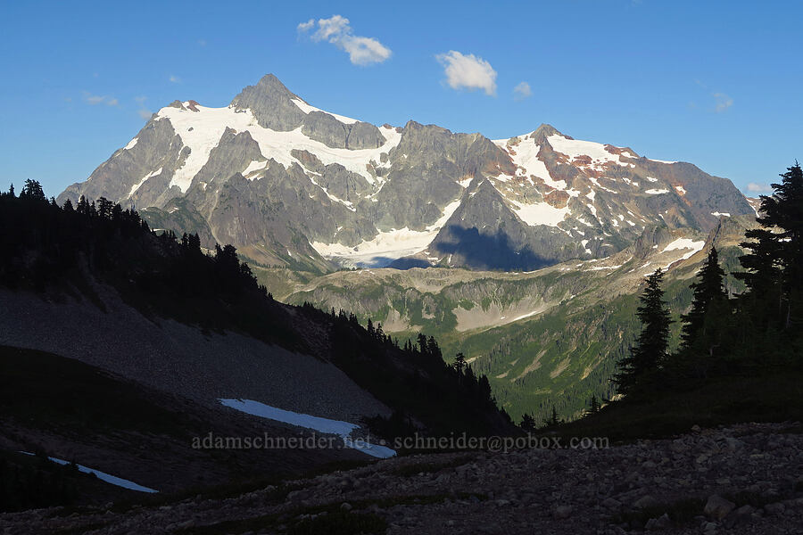 Mount Shuksan [Ptarmigan Ridge Trail, Mt. Baker Wilderness, Whatcom County, Washington]