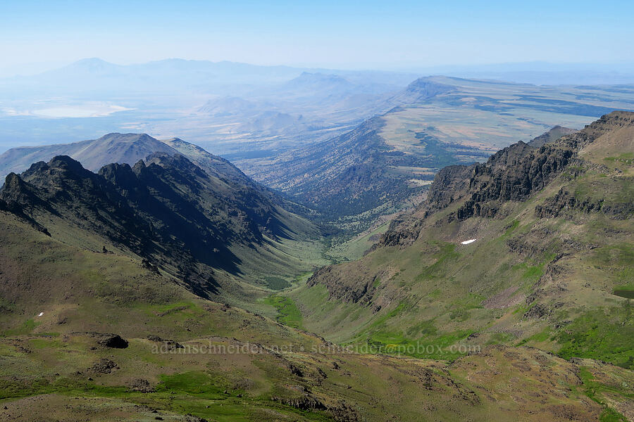 WIldhorse Canyon [Steens Mountain summit ridge, Steens Mountain, Harney County, Oregon]