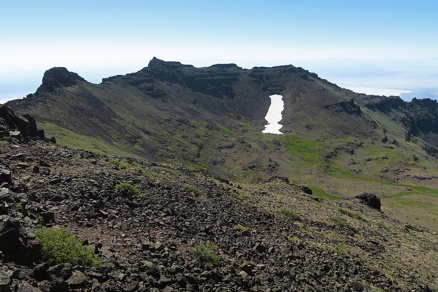 basin east of Wildhorse Lake [Steens Mountain summit ridge, Steens Mountain, Harney County, Oregon]