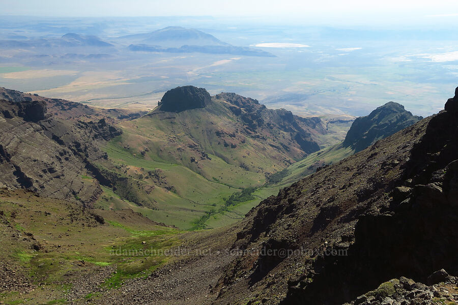 Big Alvord Creek [Steens Mountain summit ridge, Steens Mountain, Harney County, Oregon]