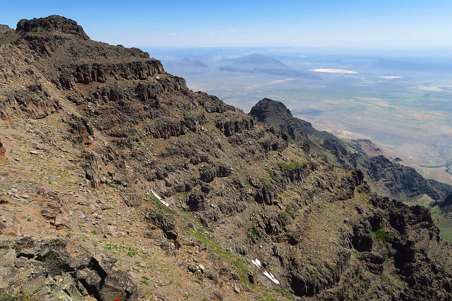 east face of Steens Mountain [Steens Mountain summit ridge, Steens Mountain, Harney County, Oregon]