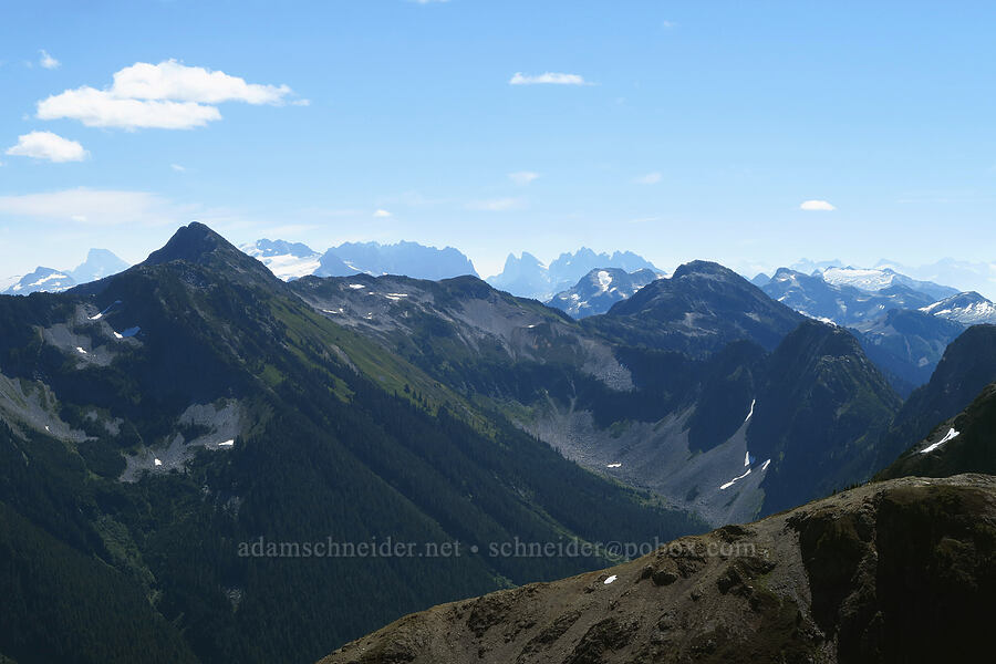 Skagit Range & Picket Range [Winchester Mountain, Mt. Baker Wilderness, Whatcom County, Washington]