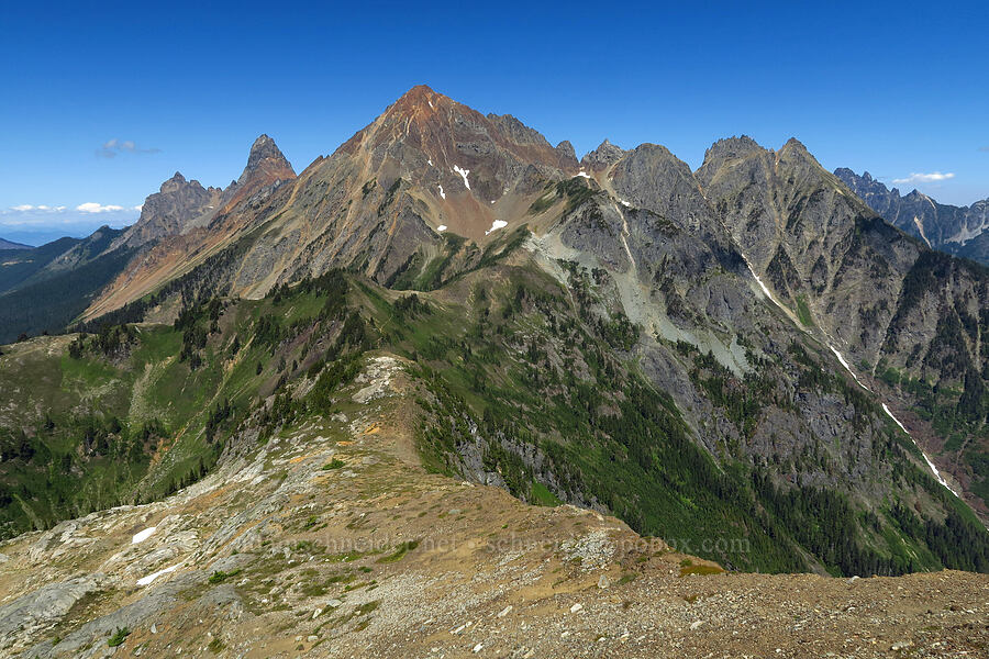 Mount Larrabee massif [Winchester Mountain, Mt. Baker Wilderness, Whatcom County, Washington]