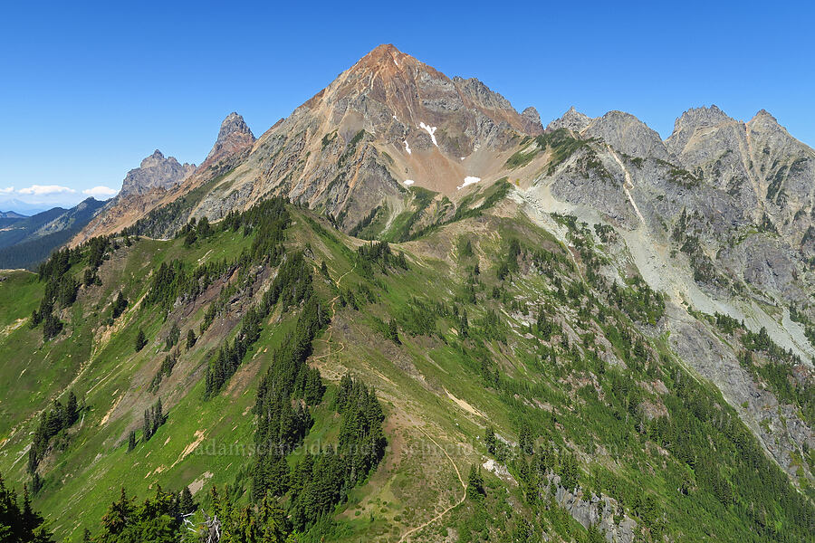 Mount Larrabee massif [Winchester Mountain, Mt. Baker Wilderness, Whatcom County, Washington]