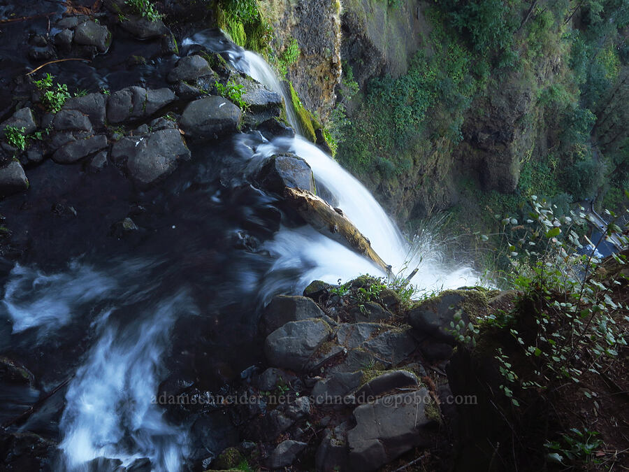 top of Multnomah Falls [Multnomah Falls Trail, Mt. Hood National Forest, Multnomah County, Oregon]