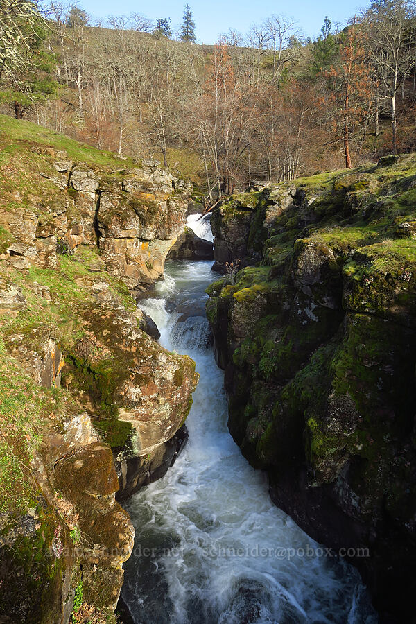 narrow gorge [Major Creek, Klickitat County, Washington]