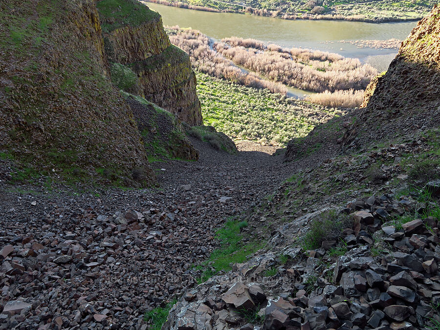 steep gully [Cottonwood Canyon State Park, Gilliam County, Oregon]