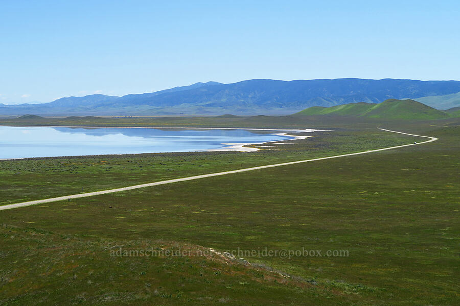 Soda Lake & the Caliente Range [Soda Lake Overlook, Carrizo Plain National Monument, San Luis Obispo County, California]