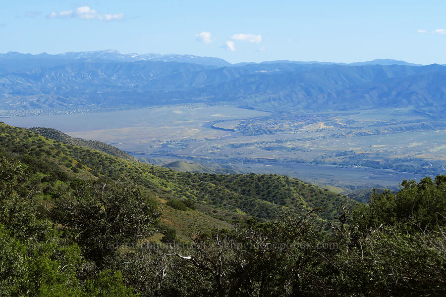 Cuyama Valley, Aliso Canyon, & Sierra Madre [Caliente Mountain Ridge Trail, Carrizo Plain National Monument, San Luis Obispo County, California]