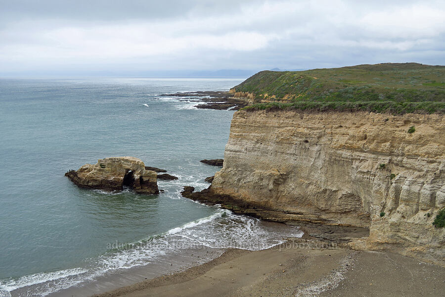 cliffs around Spooner's Cove [Bluff Trail, Montaña de Oro State Park, San Luis Obispo County, California]