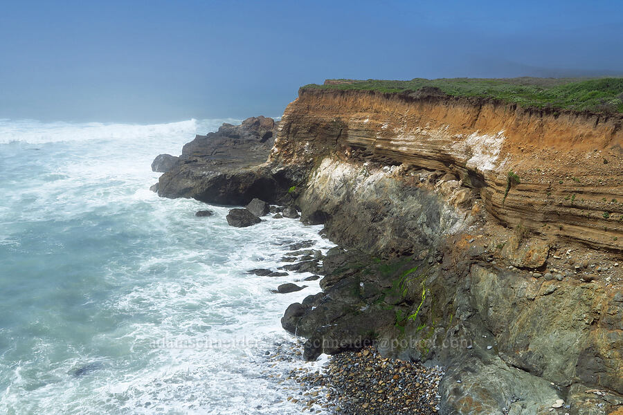 cliffs & surf [Hearst San Simeon State Park, San Luis Obispo County, California]