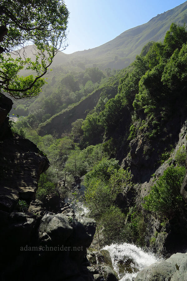 top of Salmon Creek Falls [Salmon Creek Trail, Los Padres National Forest, Monterey County, California]