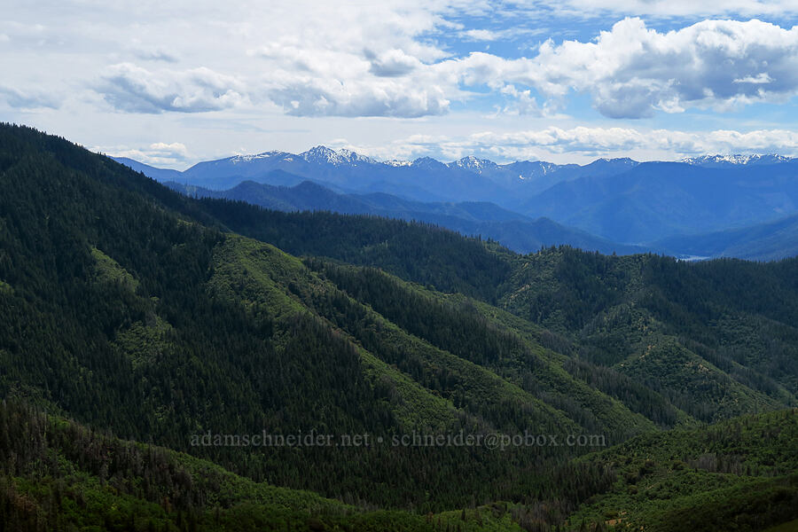 north side of Little Grayback Mountain and the central Siskiyous [Baldy Peak, Rogue River-Siskiyou National Forest, Jackson County, Oregon]