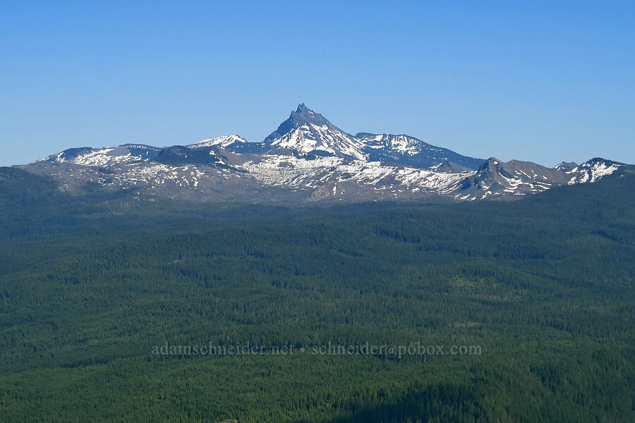 Three-Fingered Jack [Bugaboo Ridge Trail, Willamette National Forest, Linn County, Oregon]