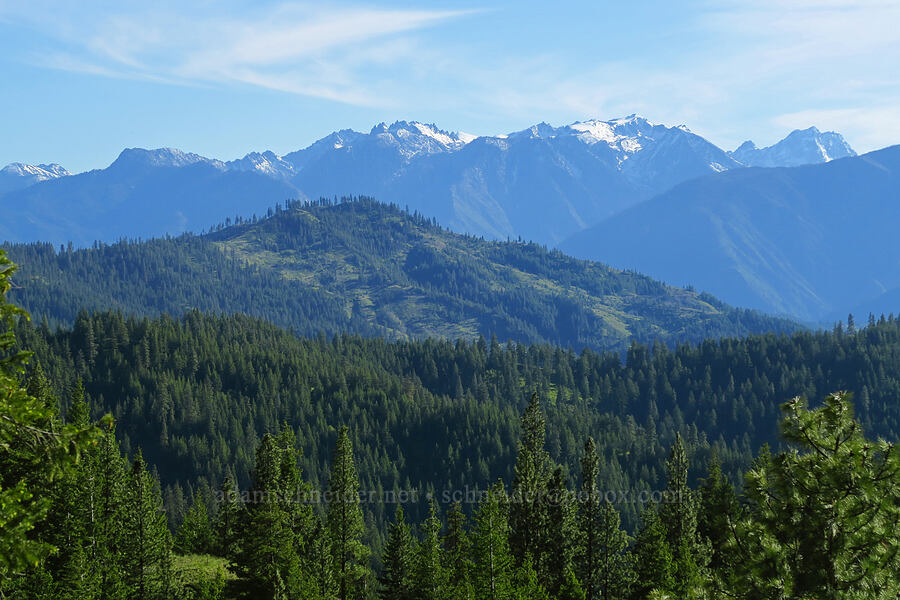 The Enchantments & Mount Stuart [Forest Road 7531, Okanogan-Wenatchee National Forest, Chelan County, Washington]