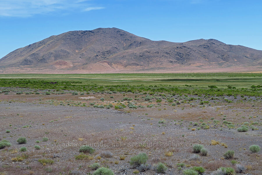 Baltazor Hot Springs & Black Mountain [Denio-Adel Road, Humboldt County, Nevada]