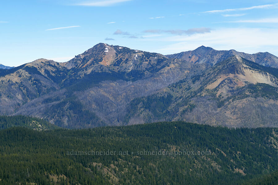 Bismarck Peak & Mount Aix [Ironstone Mountain, William O. Douglas Wilderness, Yakima County, Washington]