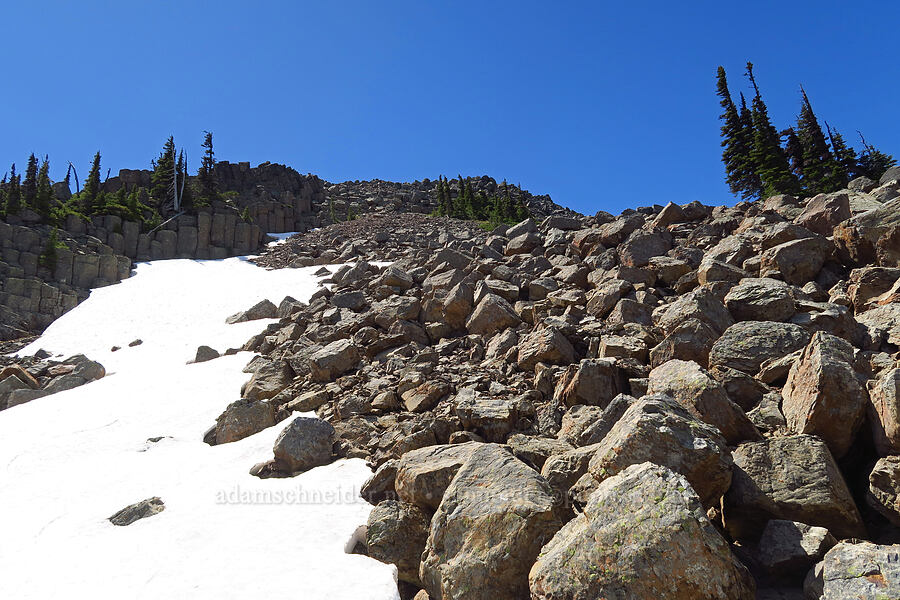 northeast side of Ironstone Mountain [Ironstone Mountain, William O. Douglas Wilderness, Yakima County, Washington]