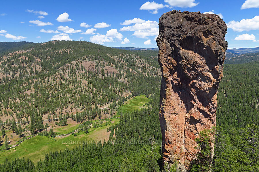 Stein's Pillar & Mill Creek [Stein's Pillar Trail, Ochoco National Forest, Crook County, Oregon]