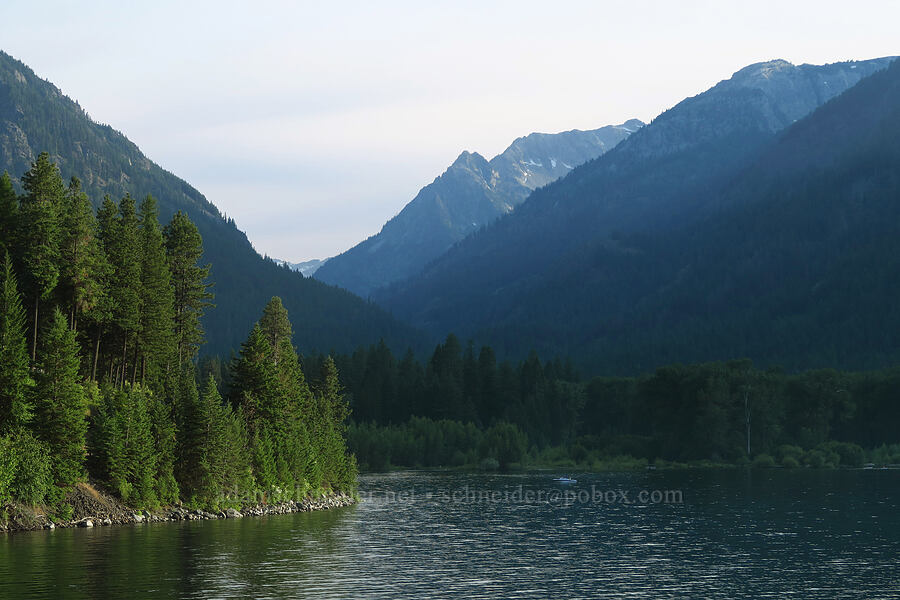 Wallowa Mountains & Wallowa Lake [Wallowa Lake Highway, Wallowa County, Oregon]