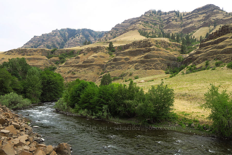 Imnaha River & Middle Point Divide [Upper Imnaha Road, Wallowa County, Oregon]