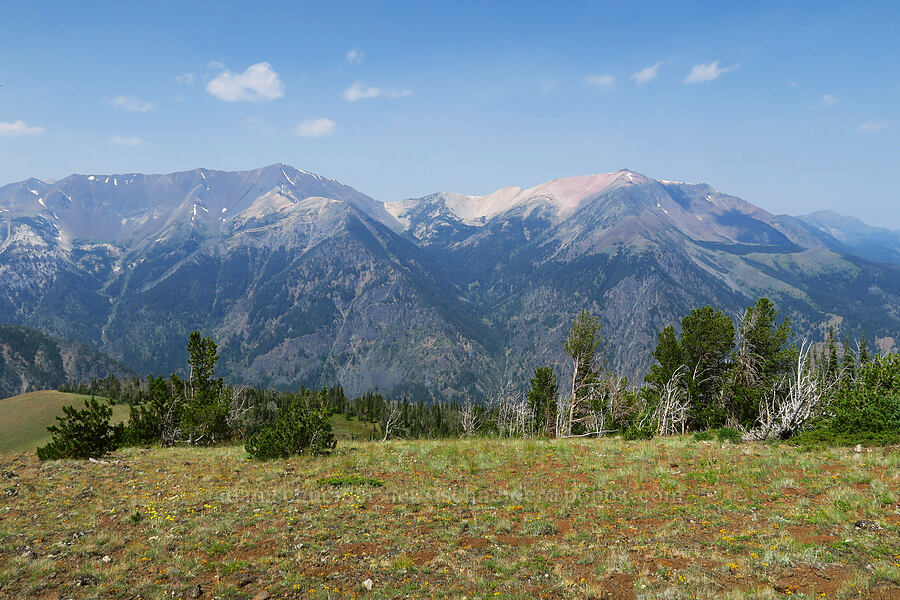 Hurwal Divide & Chief Joseph Mountain [Mount Howard, Wallowa-Whitman National Forest, Wallowa County, Oregon]