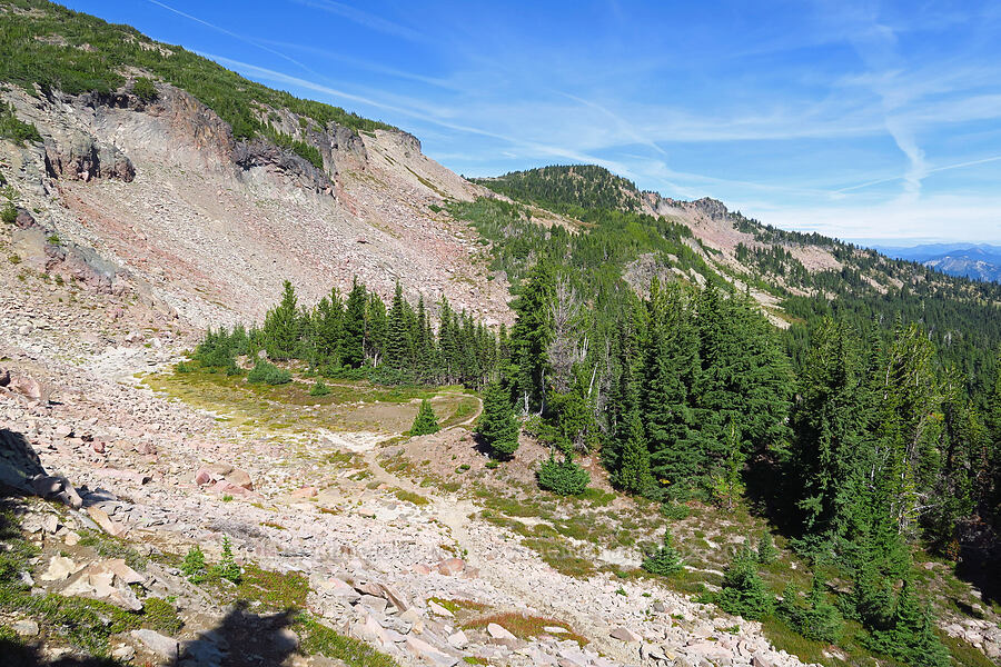 Bear Creek Mountain's north ridge [Bear Creek Mountain Trail, Goat Rocks Wilderness, Yakima County, Washington]