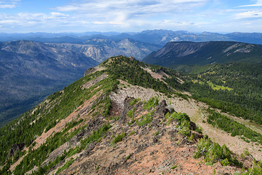 north ridge of Bear Creek Mountain [Bear Creek Mountain, Goat Rocks Wilderness, Yakima County, Washington]