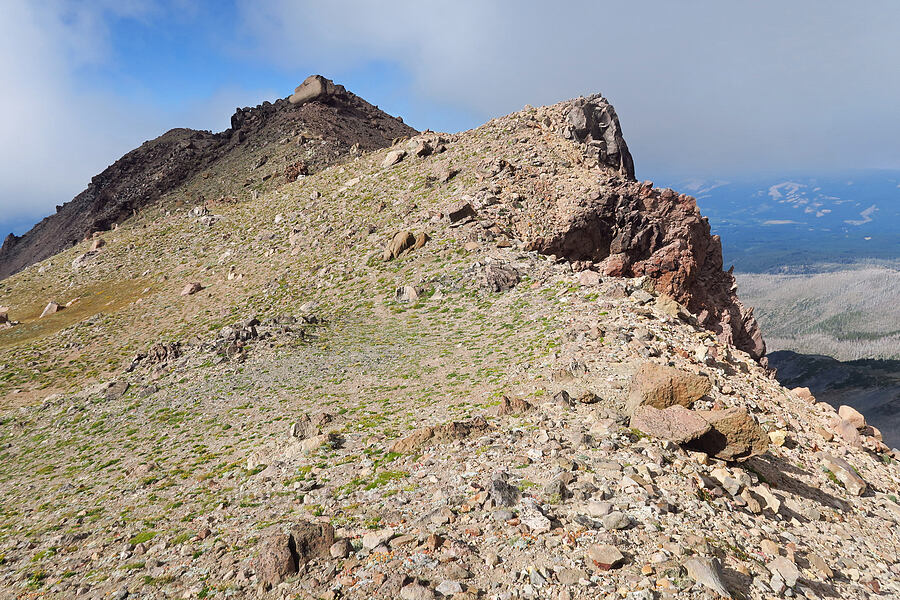 crest of Barrett Spur [Barrett Spur, Mt. Hood Wilderness, Hood River County, Oregon]