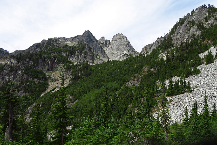 Chair Peak [Snow Lake Divide, Alpine Lakes Wilderness, King County, Washington]