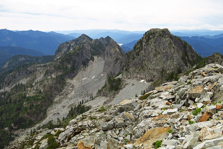 Denny Mountain, The Tooth, & Bryant Peak [Chair Peak, Alpine Lakes Wilderness, King County, Washington]