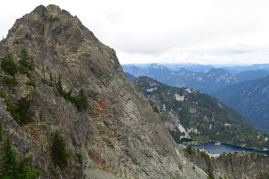 Chair Peak & Snow Lake [Chair Peak, Alpine Lakes Wilderness, King County, Washington]