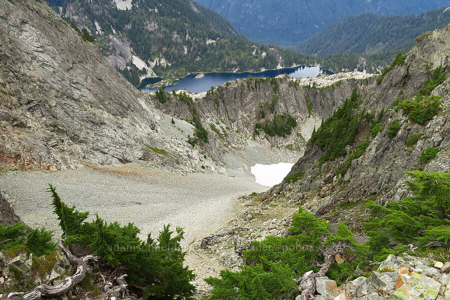 basin below Chair Peak [Chair Peak, Alpine Lakes Wilderness, King County, Washington]