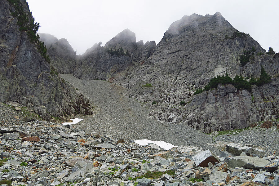 the summit [Thumbtack Basin, Alpine Lakes Wilderness, King County, Washington]