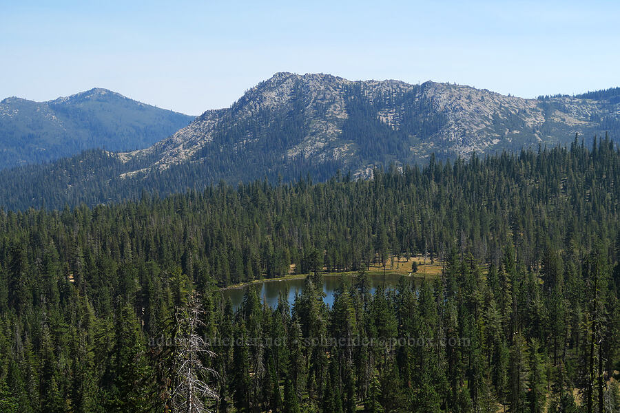 Peak 6934 & Gumboot Lake [Forest Road 26, Shasta-Trinity National Forest, Trinity County, California]