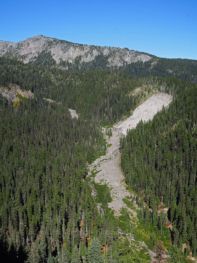 Clark Creek & Lamberson Butte [Picnic Rock, Mt. Hood National Forest, Hood River County, Oregon]