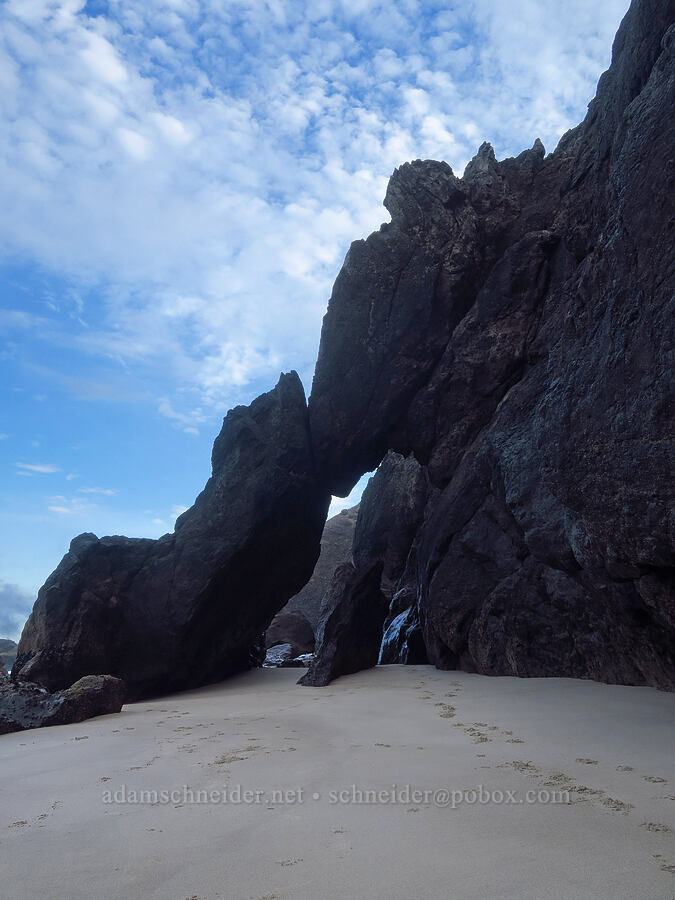 rock arch [Road's End Point, Lincoln City, Lincoln County, Oregon]