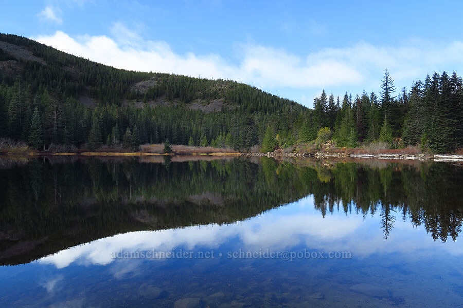 Mirror Lake [Mirror Lake Loop Trail, Mt. Hood National Forest, Clackamas County, Oregon]
